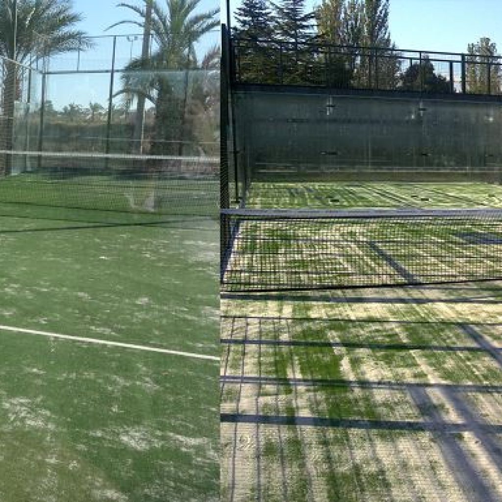 Arena de sílice para pista de pádel